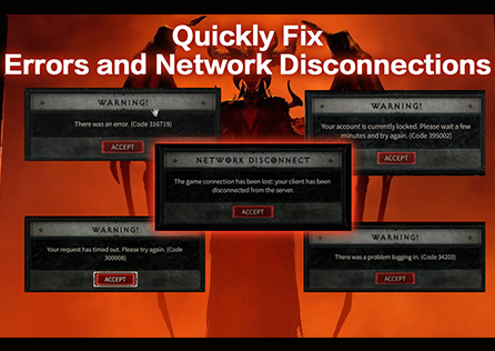 How to Fix Errors and Network Disconnect From Diablo IV