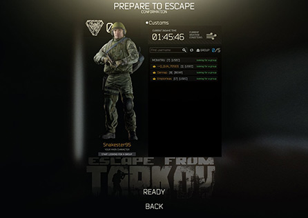 Làm thế nào để tìm máy chủ ít người chơi nhất trong Escape from Tarkov