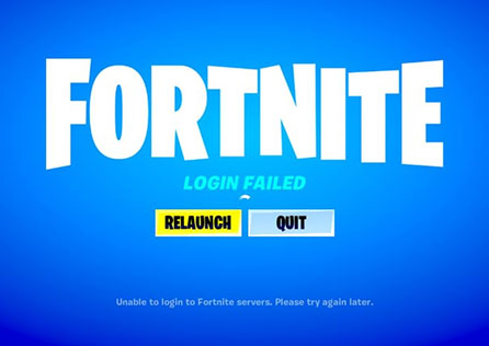 How to Fix Fortnite Login Failed?