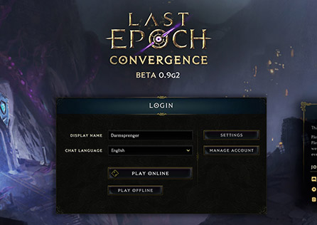 Como resolver o problema de log in no Last Epoch?