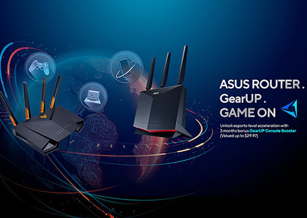 ASUS Launches GearUP Console Booster Bundle Router in APAC